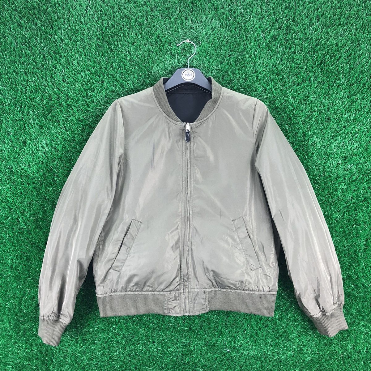 Japanese Brand Bomber Jacket Reversible by Privite Pause Size US XS / EU 42 / 0 - 7 Thumbnail