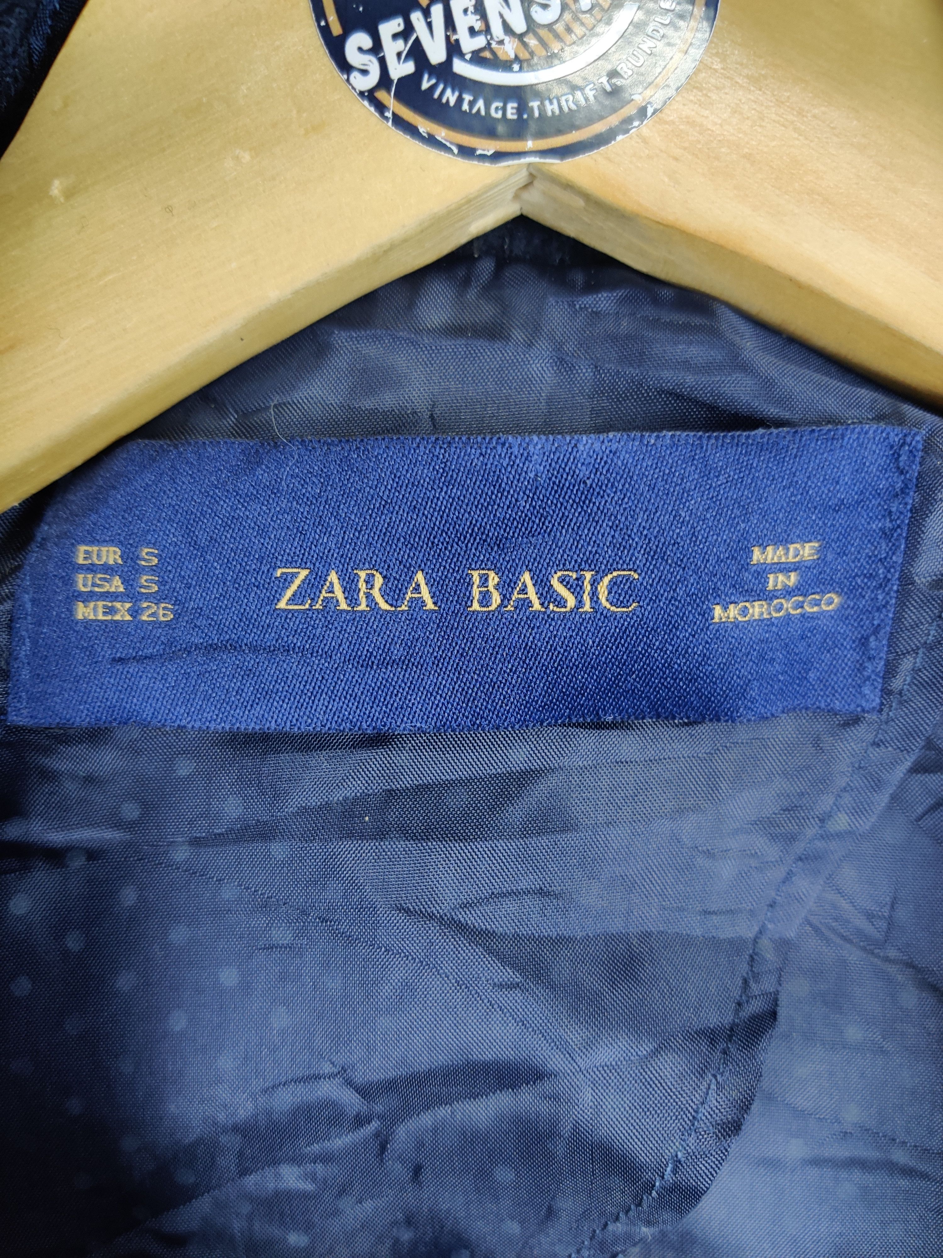 Designer Zara Wool Cropped Hoodie Jacket Size S / US 4 / IT 40 - 6 Thumbnail