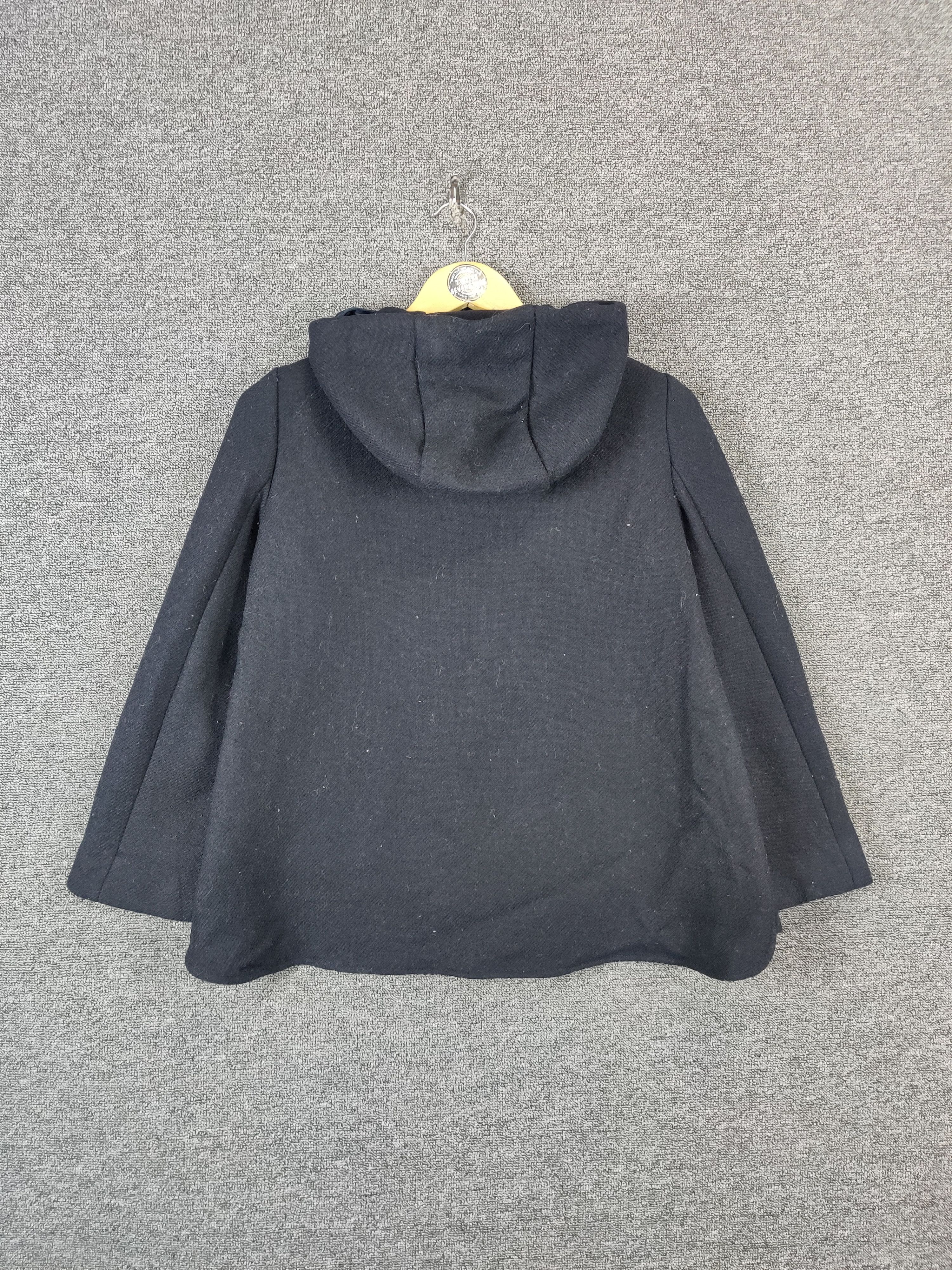 Designer Zara Wool Cropped Hoodie Jacket Size S / US 4 / IT 40 - 5 Thumbnail