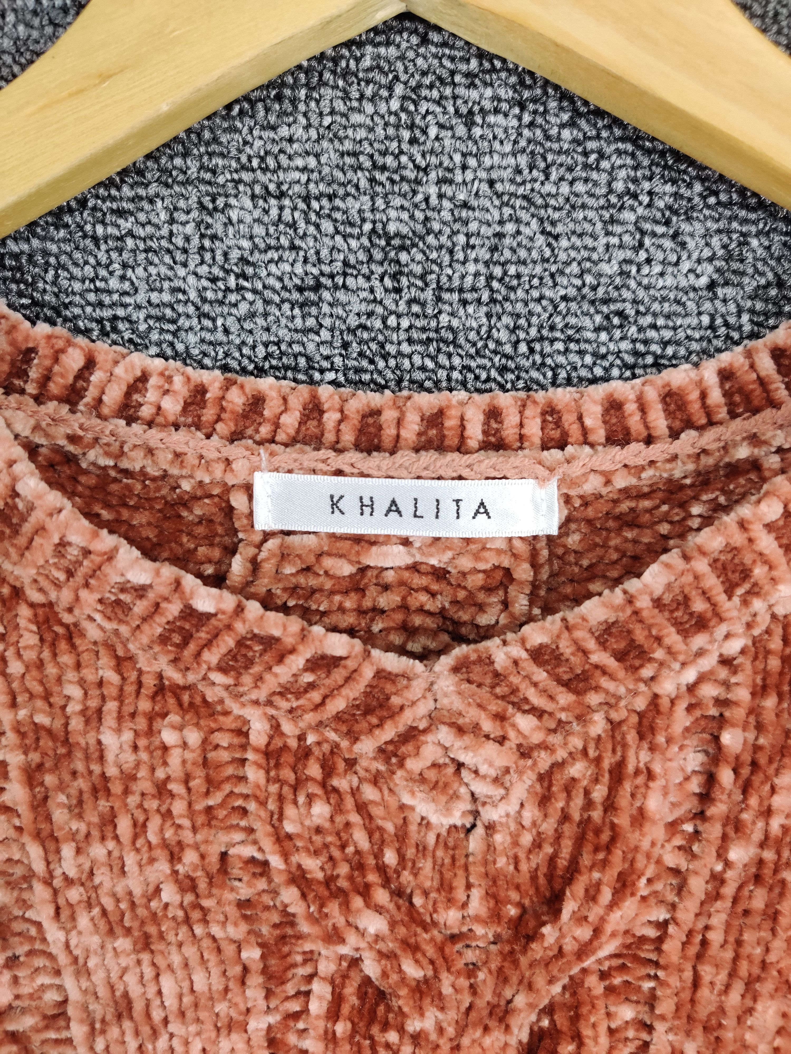 Aran Isles Knitwear Vintage Japanese Brand Khalita Crocheted Knit Sweater Size US L / EU 52-54 / 3 - 7 Thumbnail