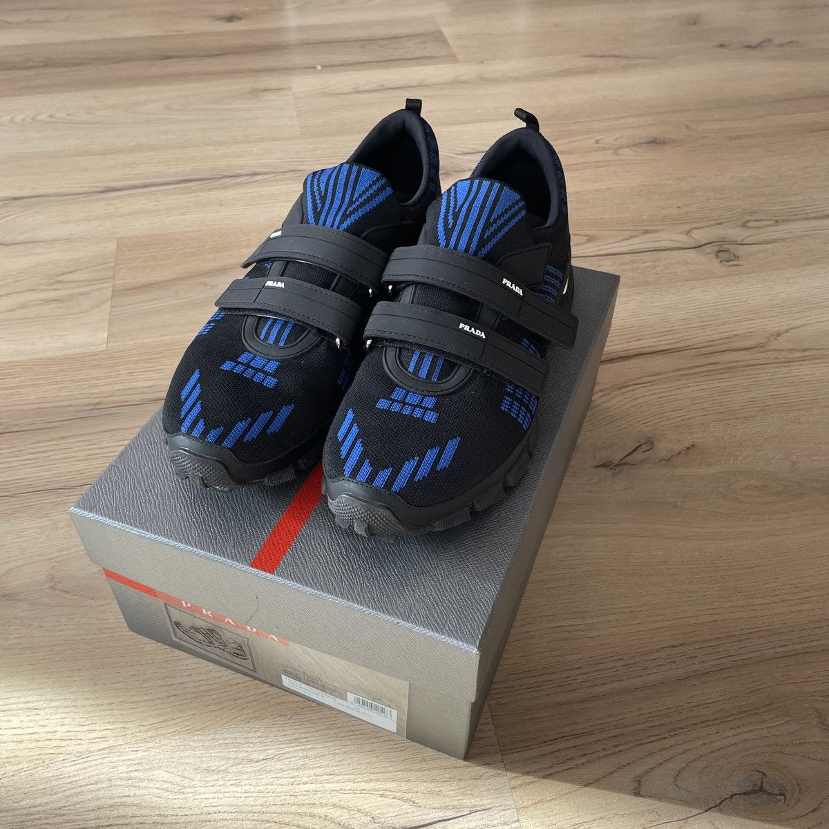 Prada crossection knit sneakers best sale