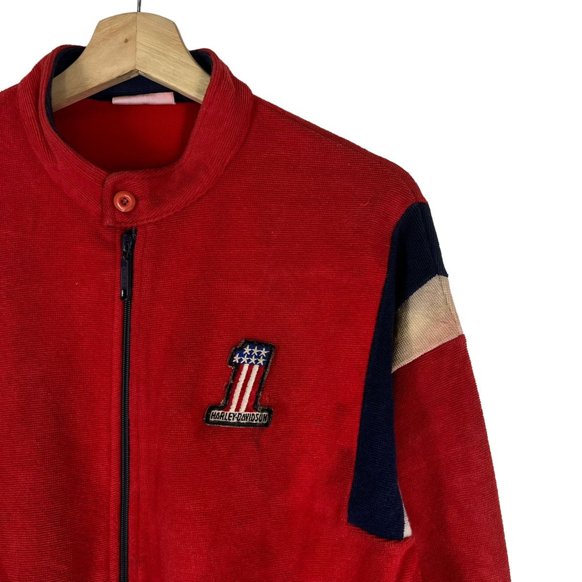 Japanese Brand × Sports Specialties VINTAGE HONDA HARLEY DAVIDSON ZIPPER SURVIVAL JACKET Size US M / EU 48-50 / 2 - 2 Thumbnail