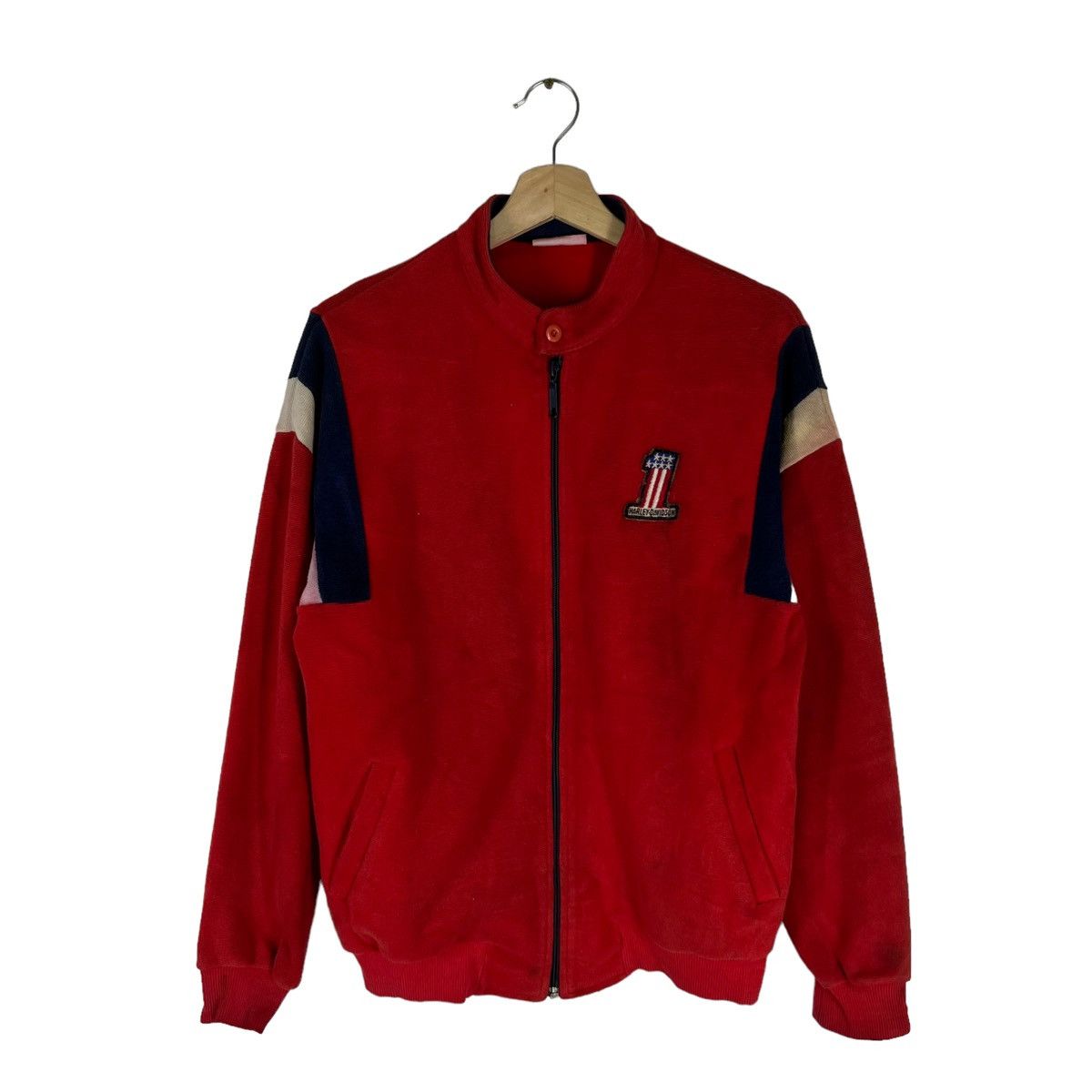 Japanese Brand × Sports Specialties VINTAGE HONDA HARLEY DAVIDSON ZIPPER SURVIVAL JACKET Size US M / EU 48-50 / 2 - 1 Thumbnail