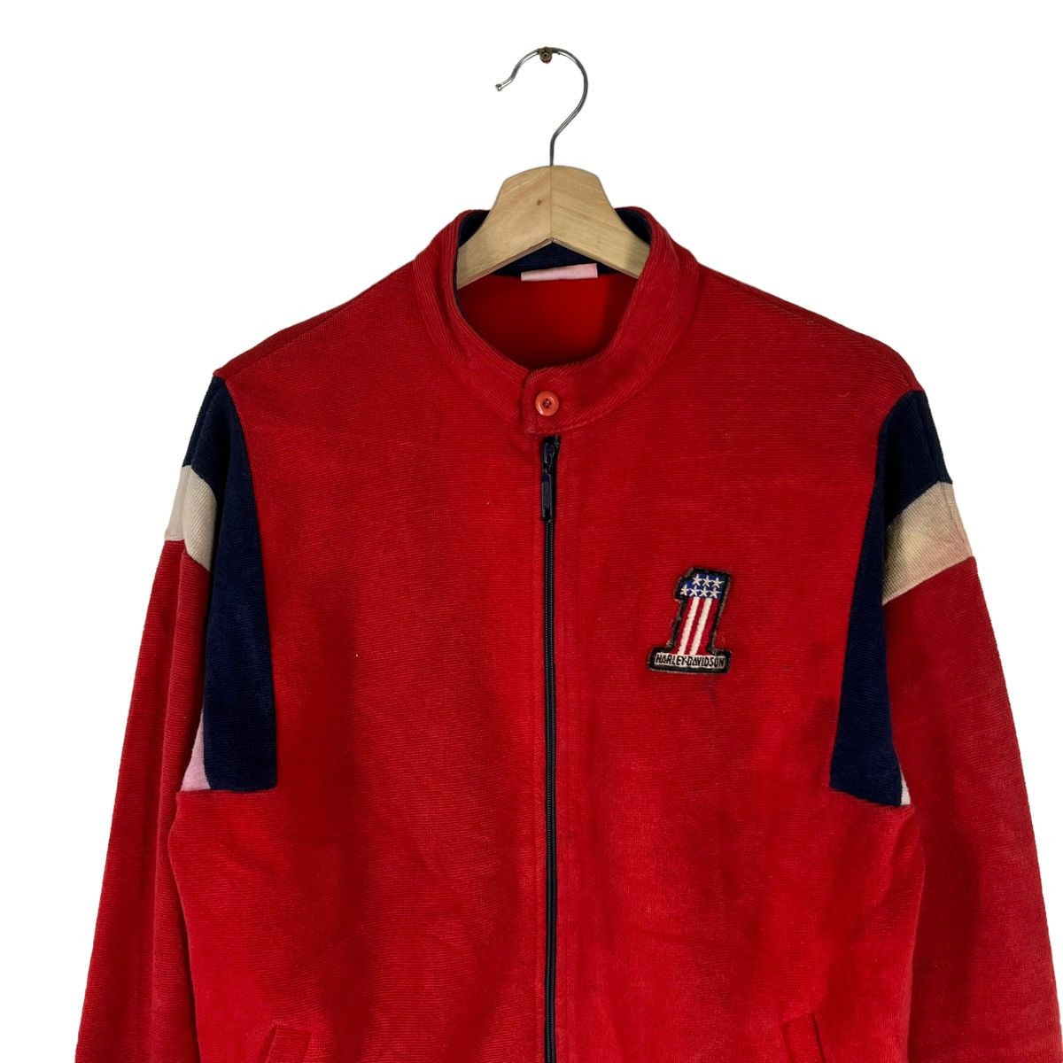 Japanese Brand × Sports Specialties VINTAGE HONDA HARLEY DAVIDSON ZIPPER SURVIVAL JACKET Size US M / EU 48-50 / 2 - 3 Thumbnail