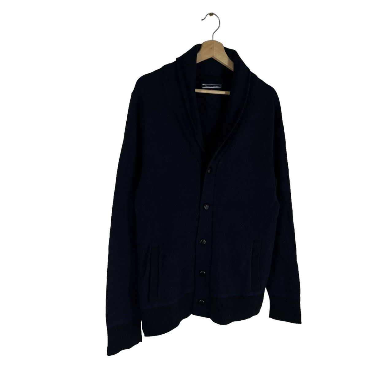 Japanese Brand VINTAGE LIGHT CARDIGAN TOMMY HILFIGER JAPAN Size US XL / EU 56 / 4 - 2 Thumbnail