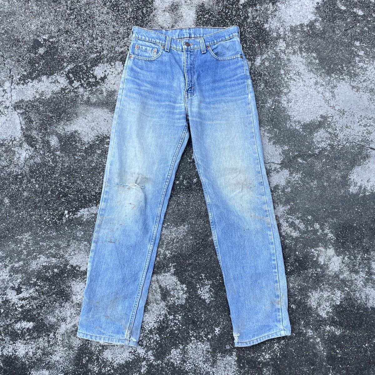 Levi's Vintage 90s Levis 510 Distressed Denim Jeans Size US 28 / EU 44 - 1 Thumbnail
