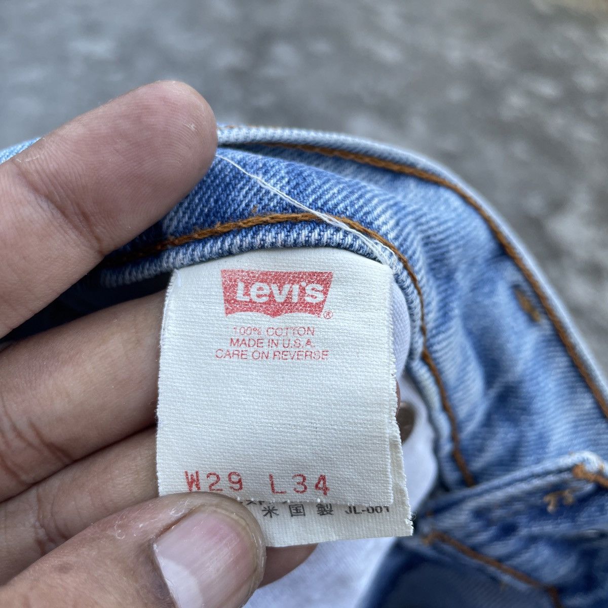 Levi's Vintage 90s Levis 510 Distressed Denim Jeans Size US 28 / EU 44 - 5 Thumbnail
