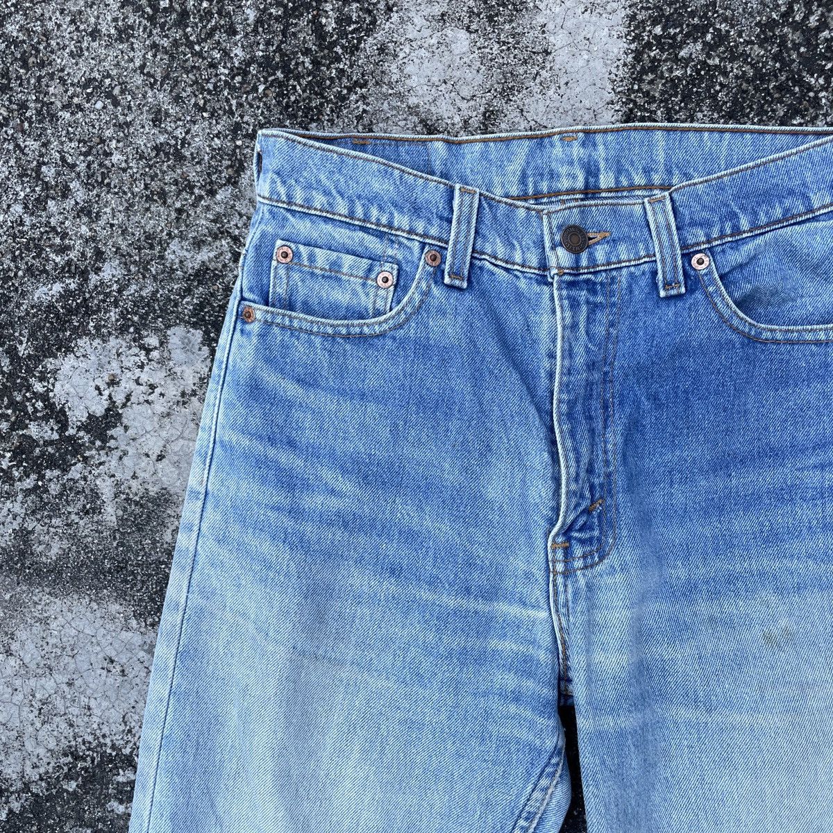 Levi's Vintage 90s Levis 510 Distressed Denim Jeans Size US 28 / EU 44 - 3 Thumbnail