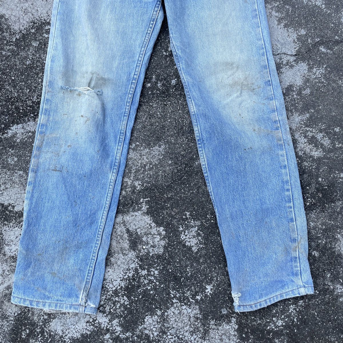Levi's Vintage 90s Levis 510 Distressed Denim Jeans Size US 28 / EU 44 - 4 Thumbnail