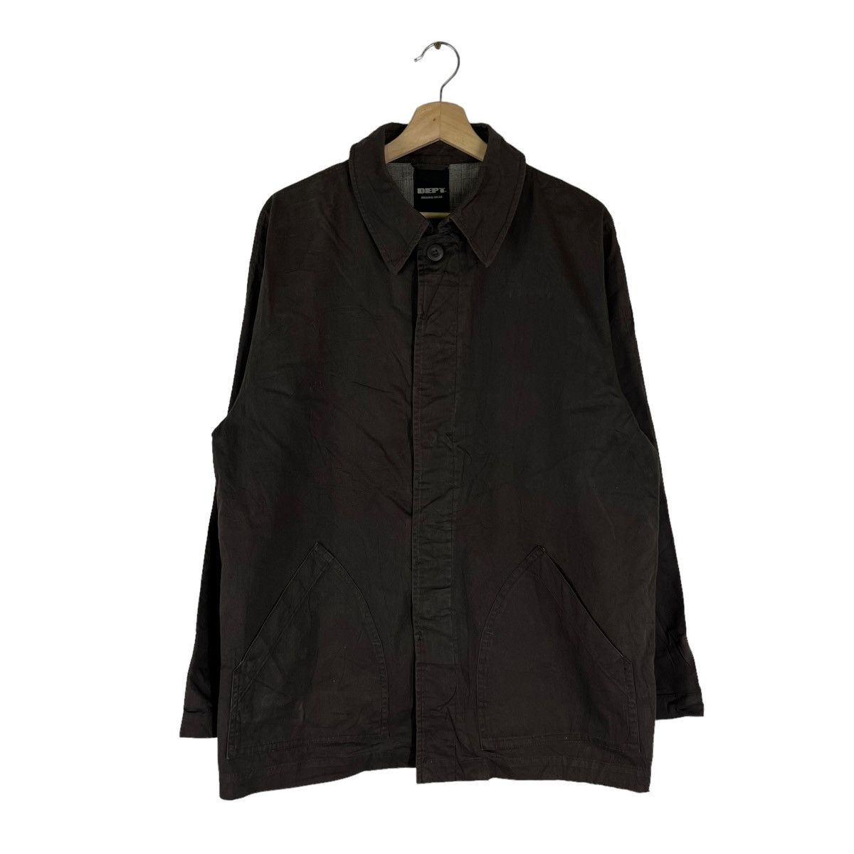 Japanese Brand RICH BROWN SURVIVAL HIKORY CHORE JACKET DEPT JAPAN MADE Size US M / EU 48-50 / 2 - 1 Thumbnail