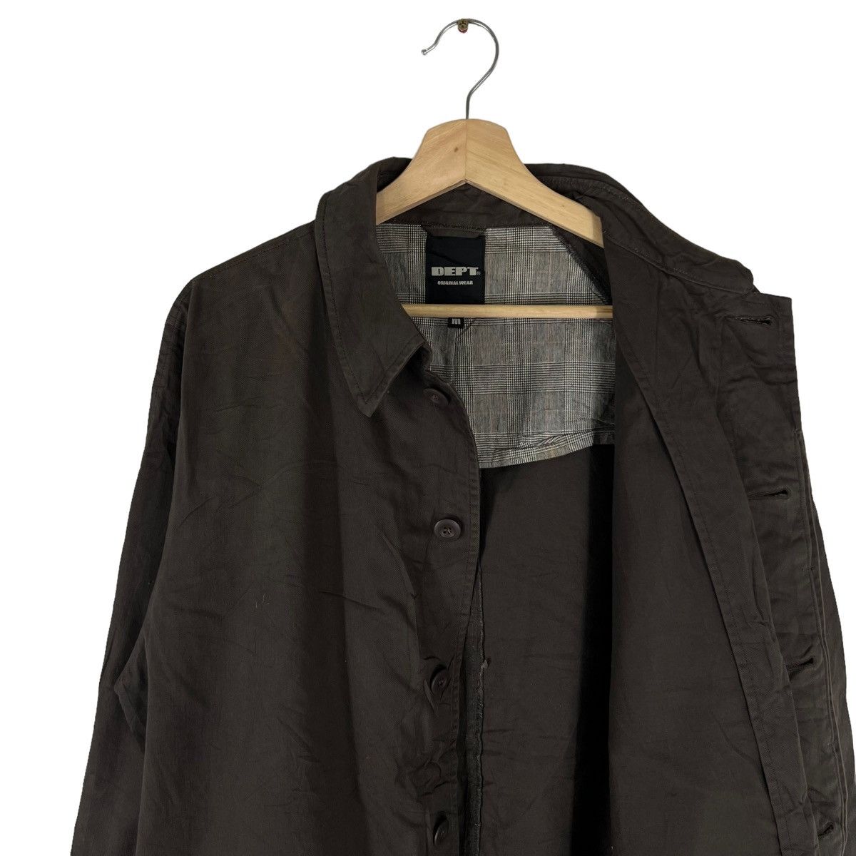 Japanese Brand RICH BROWN SURVIVAL HIKORY CHORE JACKET DEPT JAPAN MADE Size US M / EU 48-50 / 2 - 9 Thumbnail
