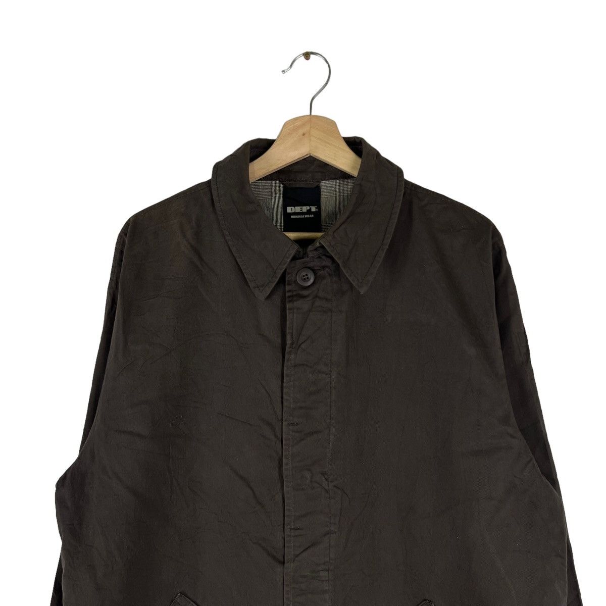 Japanese Brand RICH BROWN SURVIVAL HIKORY CHORE JACKET DEPT JAPAN MADE Size US M / EU 48-50 / 2 - 4 Thumbnail