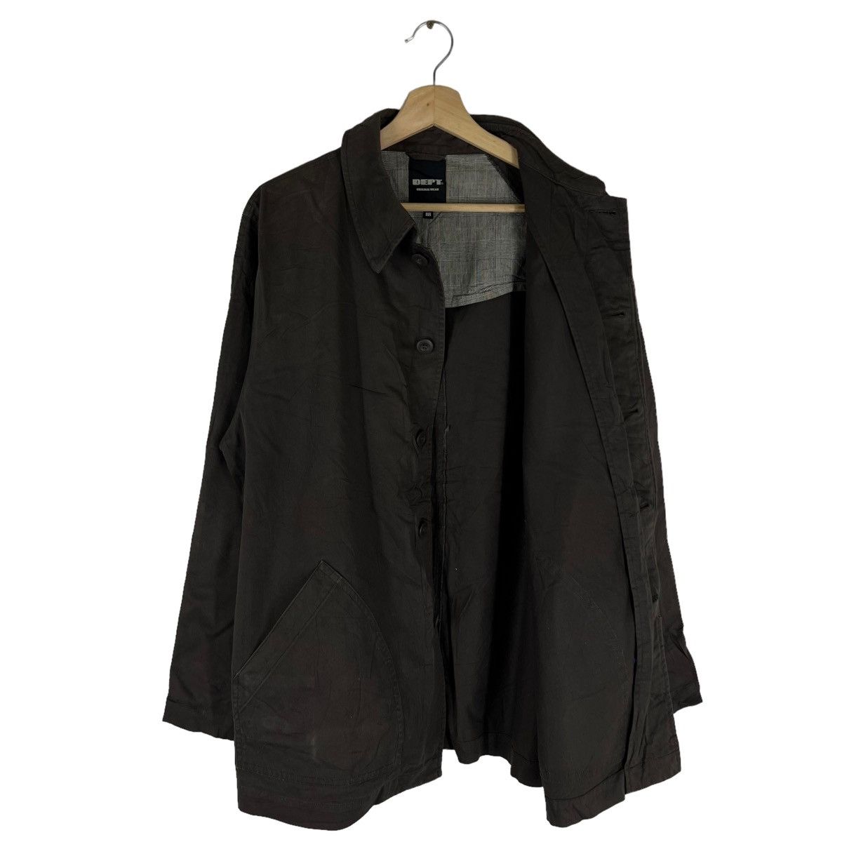 Japanese Brand RICH BROWN SURVIVAL HIKORY CHORE JACKET DEPT JAPAN MADE Size US M / EU 48-50 / 2 - 10 Thumbnail