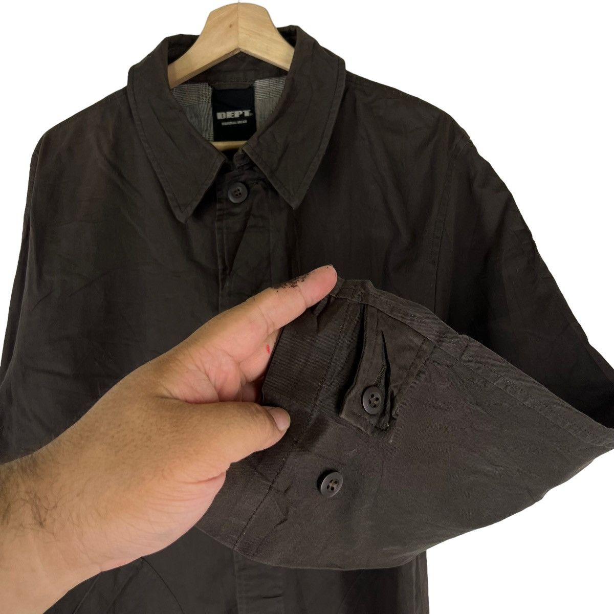 Japanese Brand RICH BROWN SURVIVAL HIKORY CHORE JACKET DEPT JAPAN MADE Size US M / EU 48-50 / 2 - 8 Thumbnail