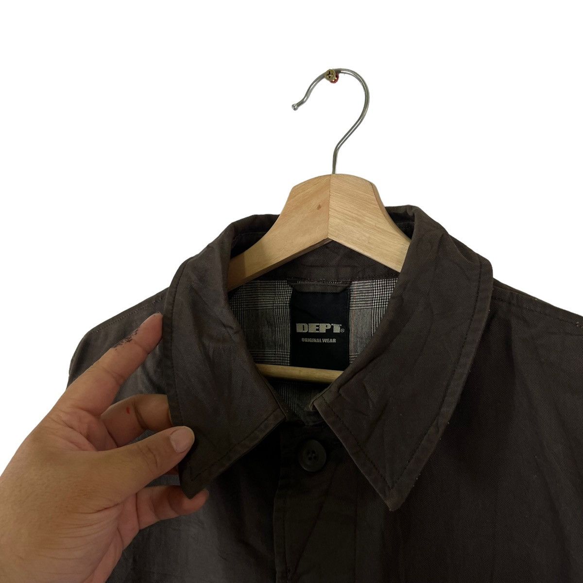 Japanese Brand RICH BROWN SURVIVAL HIKORY CHORE JACKET DEPT JAPAN MADE Size US M / EU 48-50 / 2 - 7 Thumbnail