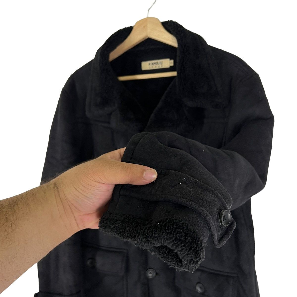 Japanese Brand VINTAGE KANSAI JEANS B 3 STYLE JACKET MINK FUR LINING Size US L / EU 52-54 / 3 - 8 Thumbnail