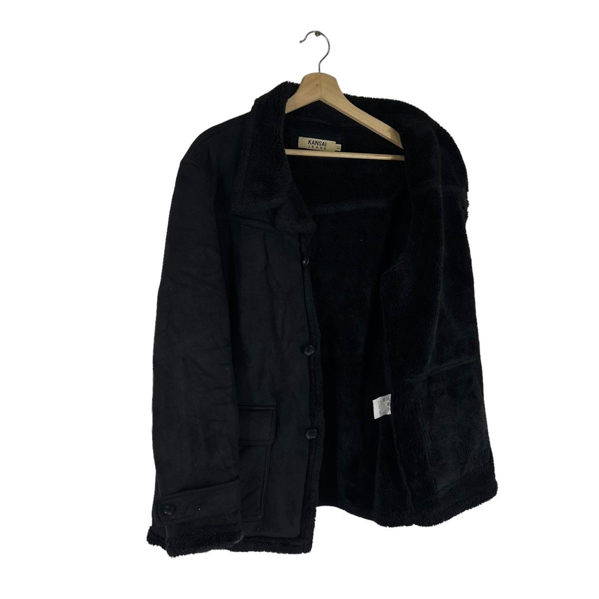 Japanese Brand VINTAGE KANSAI JEANS B 3 STYLE JACKET MINK FUR LINING Size US L / EU 52-54 / 3 - 10 Thumbnail