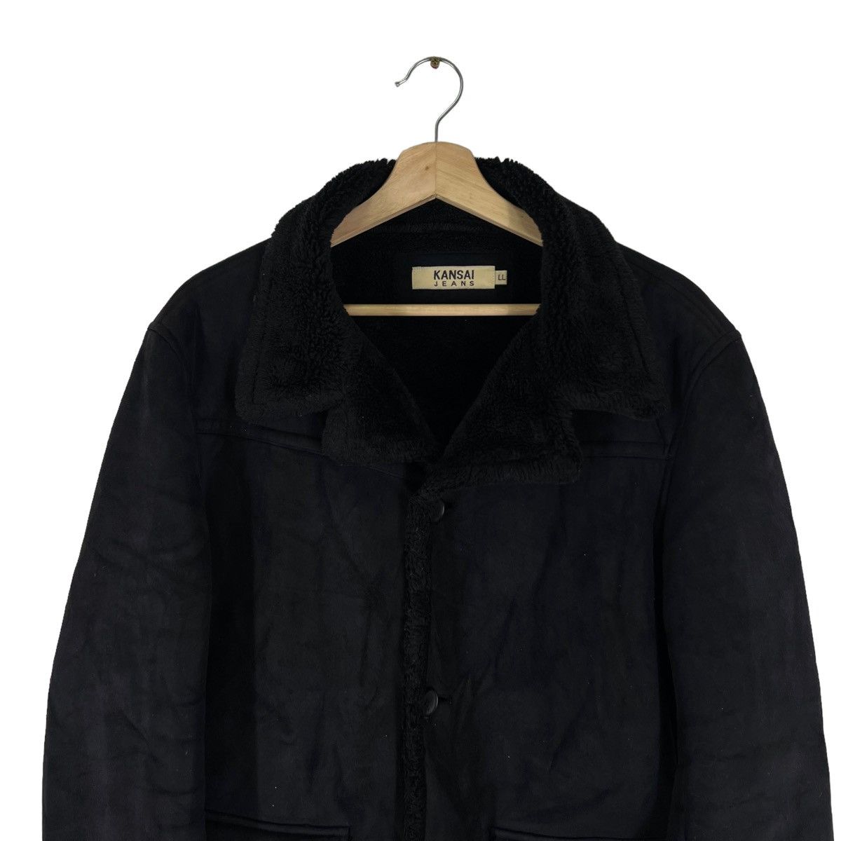 Japanese Brand VINTAGE KANSAI JEANS B 3 STYLE JACKET MINK FUR LINING Size US L / EU 52-54 / 3 - 3 Thumbnail