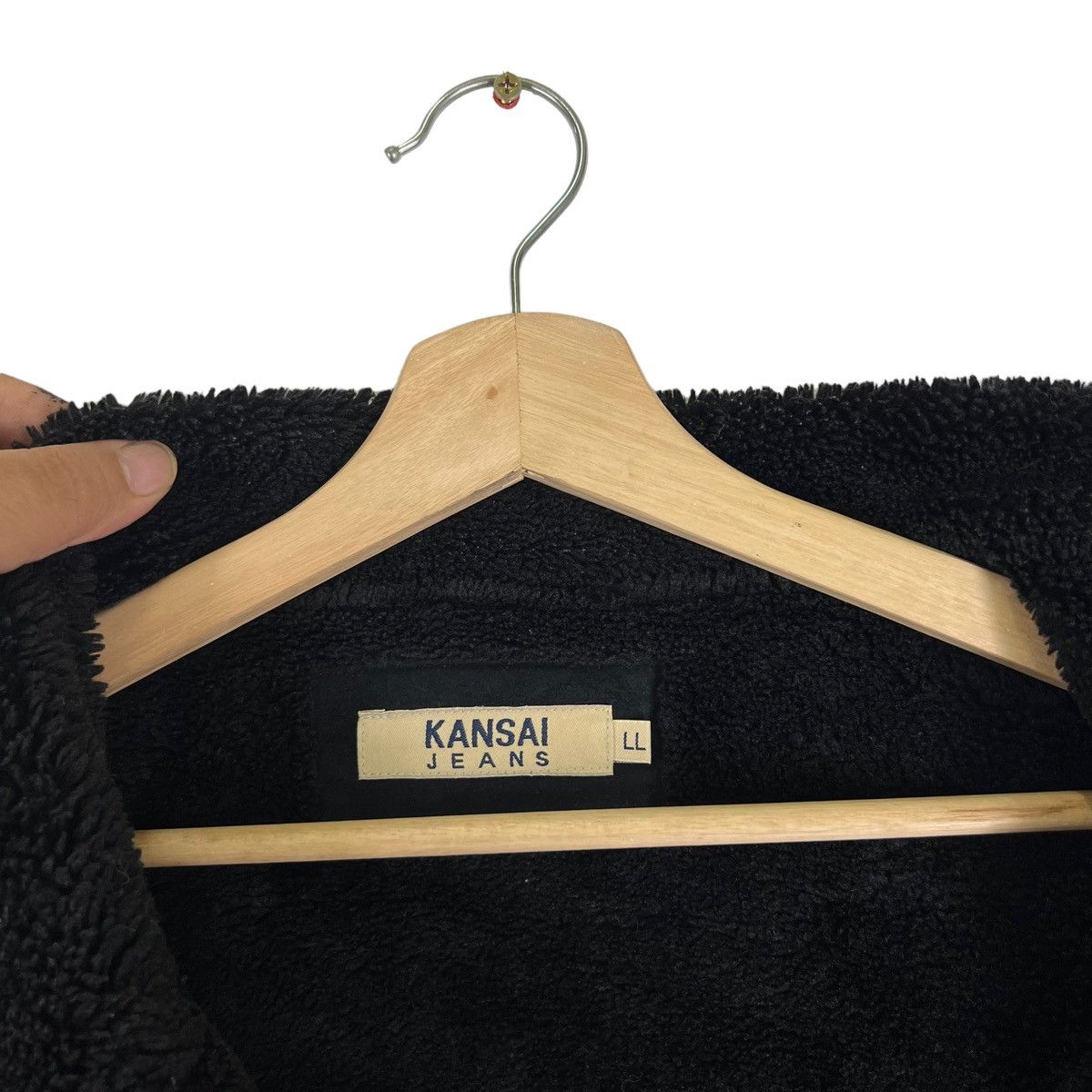 Japanese Brand VINTAGE KANSAI JEANS B 3 STYLE JACKET MINK FUR LINING Size US L / EU 52-54 / 3 - 9 Thumbnail