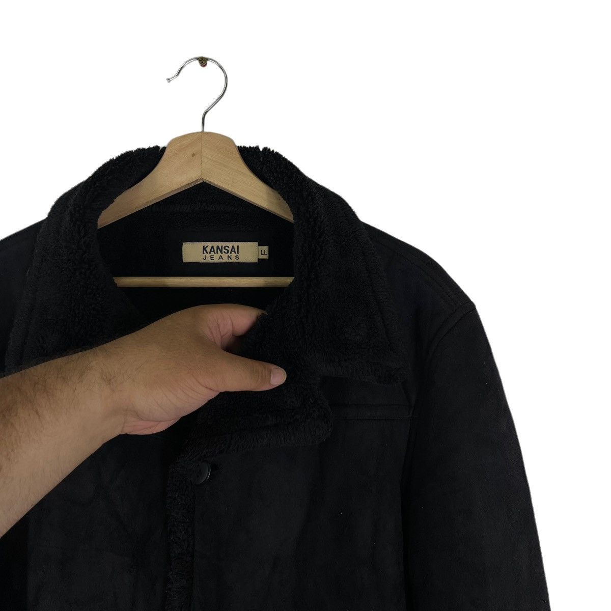 Japanese Brand VINTAGE KANSAI JEANS B 3 STYLE JACKET MINK FUR LINING Size US L / EU 52-54 / 3 - 4 Thumbnail