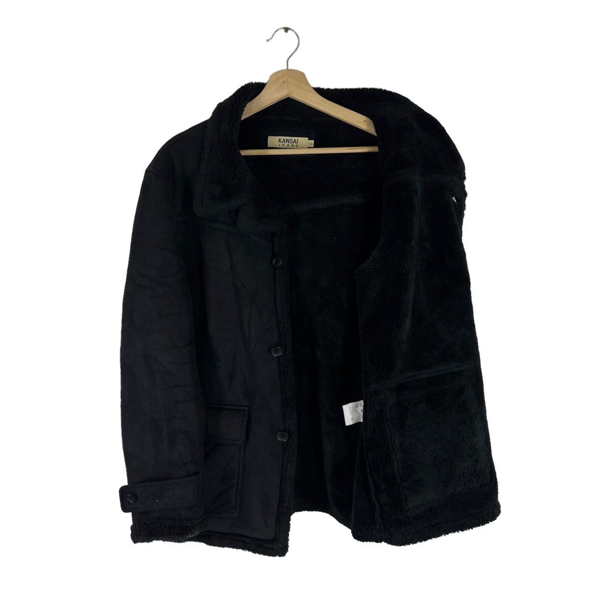 Japanese Brand VINTAGE KANSAI JEANS B 3 STYLE JACKET MINK FUR LINING Size US L / EU 52-54 / 3 - 6 Thumbnail