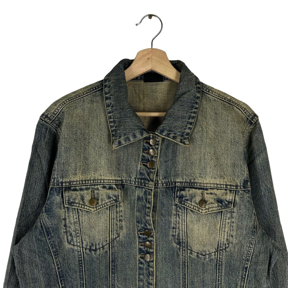 Japanese Brand DENIM BIKER PARACHUTE JACKET EXACT! JAPAN Size US M / EU 48-50 / 2 - 3 Thumbnail