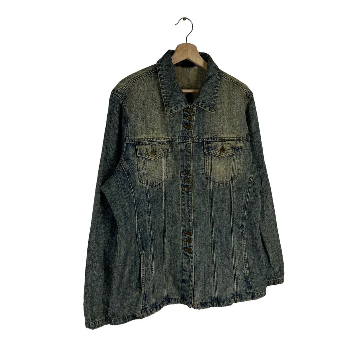 Japanese Brand DENIM BIKER PARACHUTE JACKET EXACT! JAPAN Size US M / EU 48-50 / 2 - 2 Thumbnail