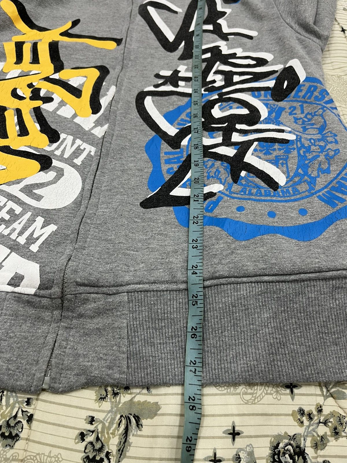 Japanese Brand (BB). VINTAGE LOCK HEAVEN FULLPRINT HOODIE SWEATER Size US M / EU 48-50 / 2 - 16 Thumbnail