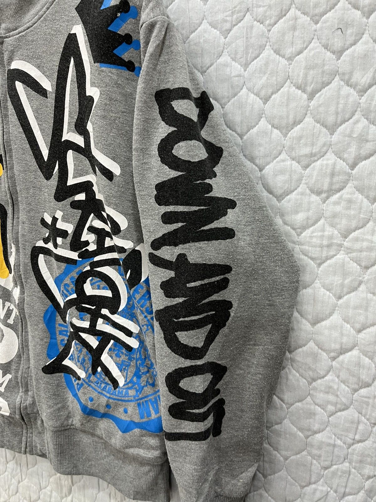 Japanese Brand (BB). VINTAGE LOCK HEAVEN FULLPRINT HOODIE SWEATER Size US M / EU 48-50 / 2 - 9 Thumbnail