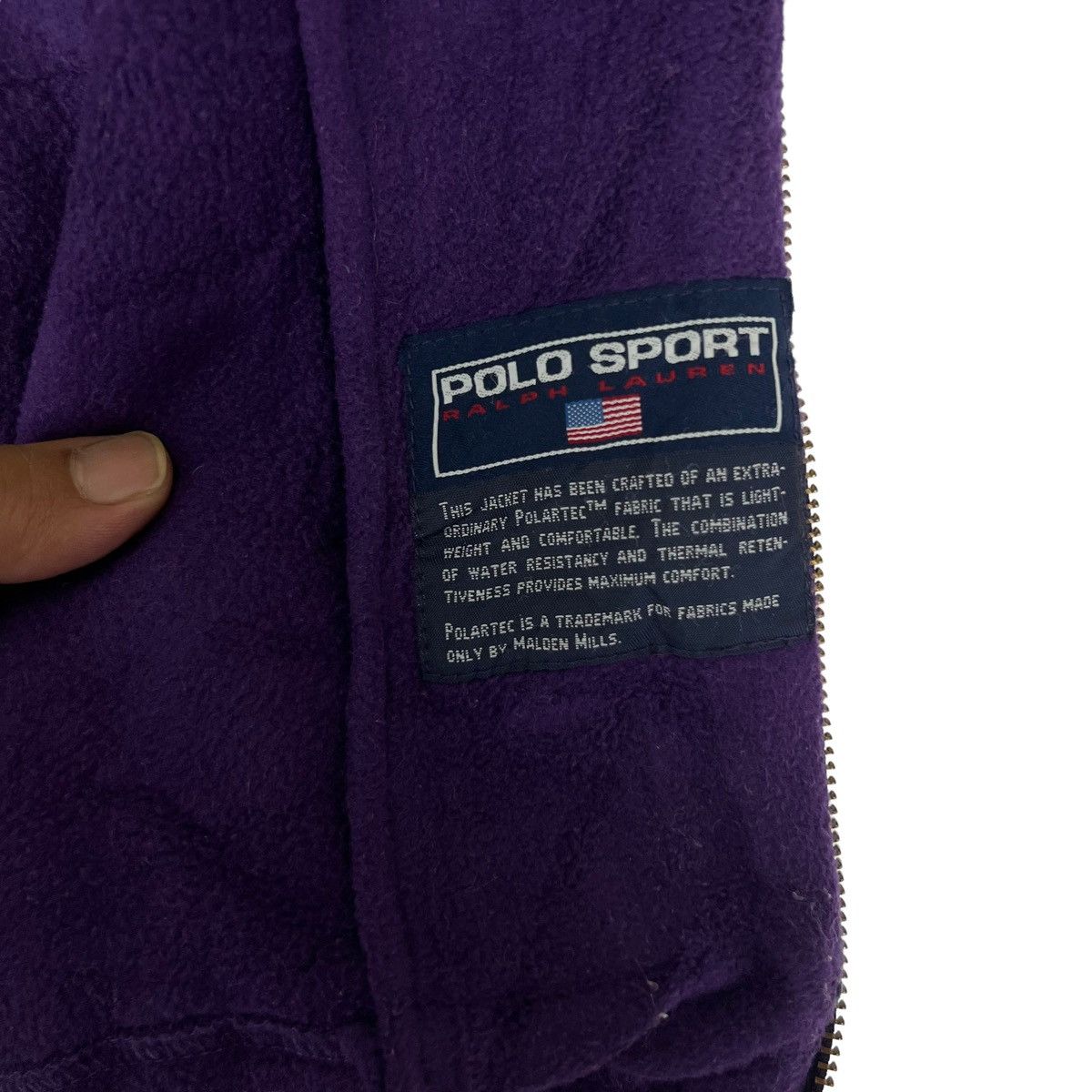 Japanese Brand VINTAGE POLO SPORT RALPH LAUREN FLEECE JACKET Size US S / EU 44-46 / 1 - 10 Thumbnail
