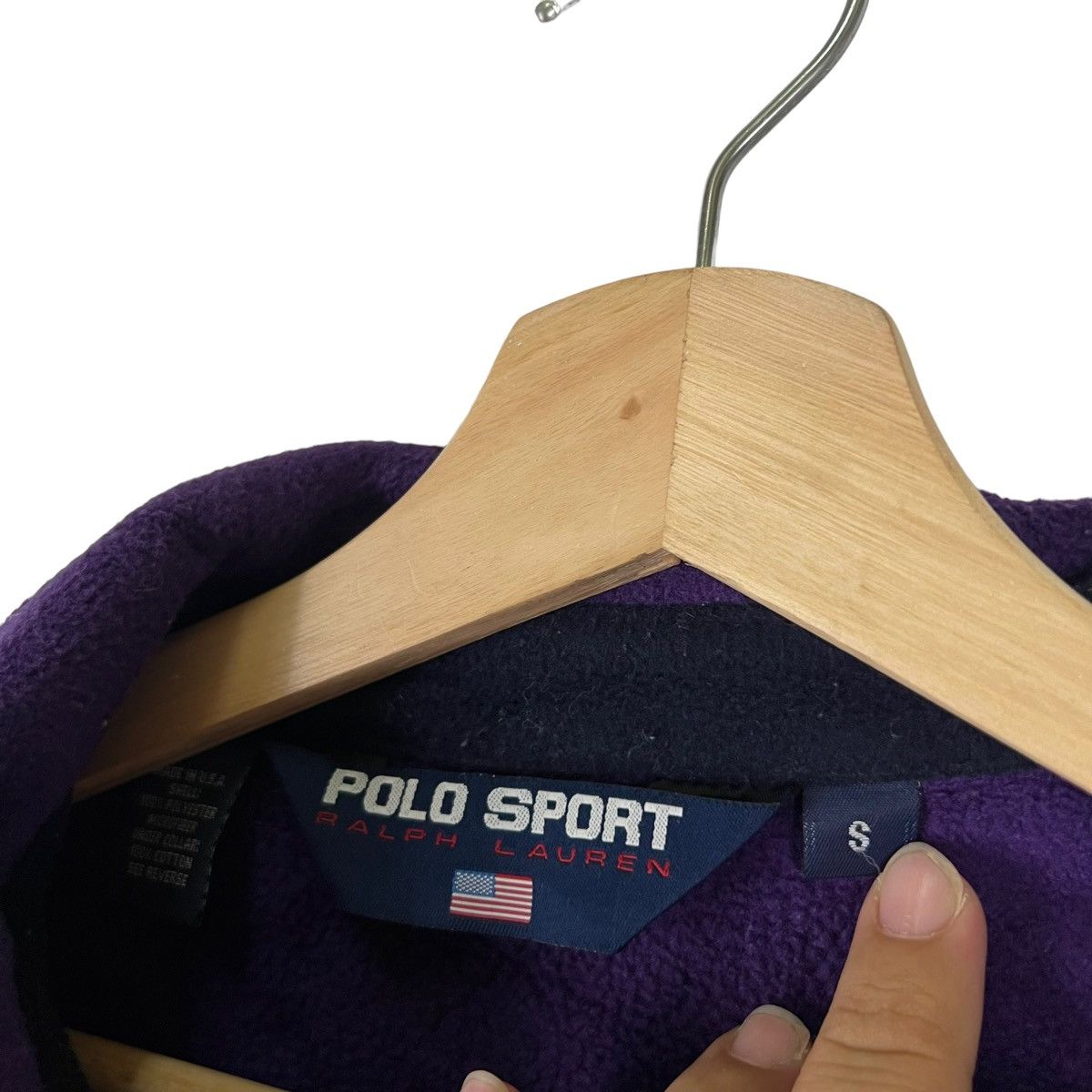 Japanese Brand VINTAGE POLO SPORT RALPH LAUREN FLEECE JACKET Size US S / EU 44-46 / 1 - 8 Thumbnail