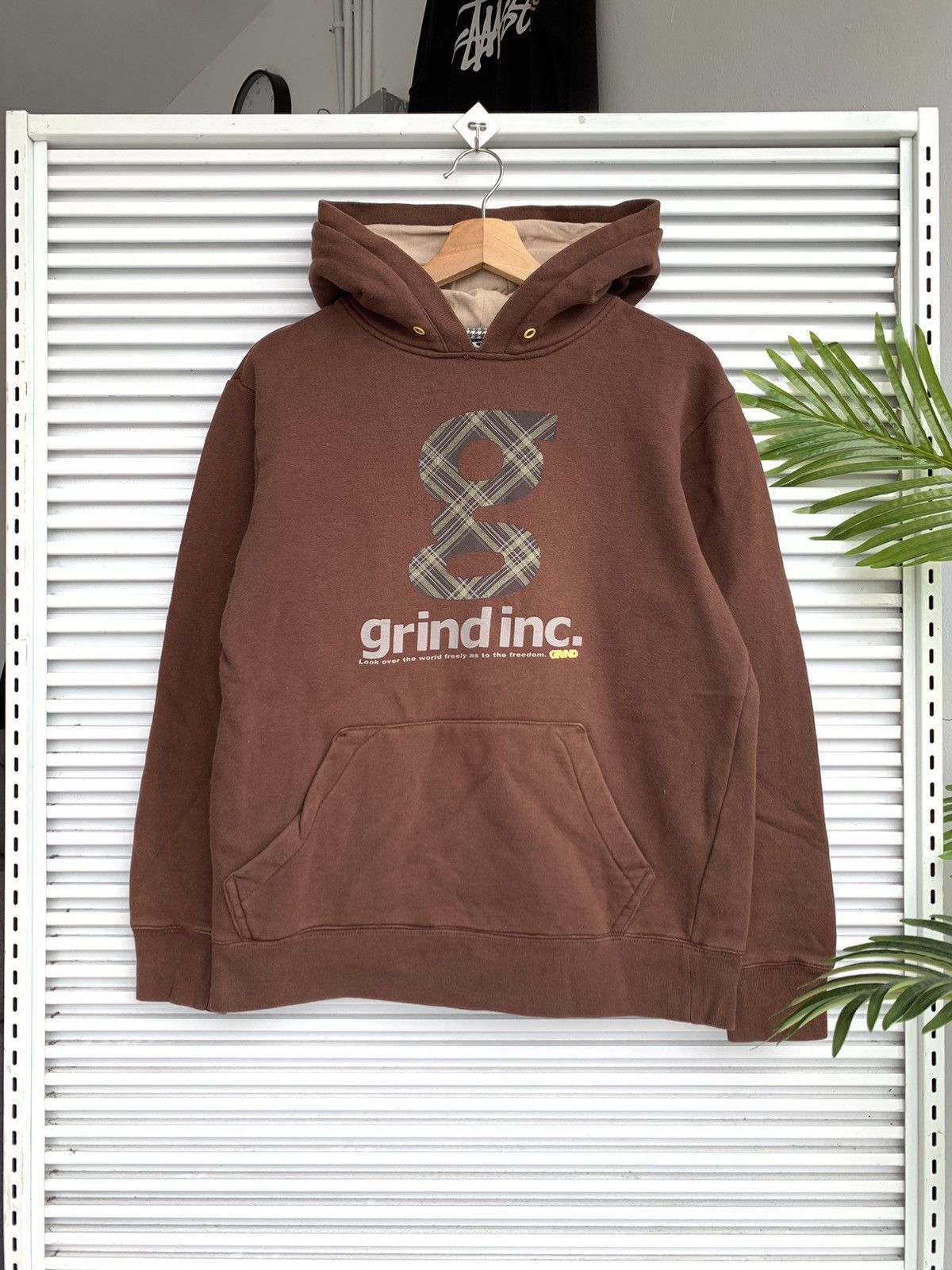 grindlondon Grind Skateboard Brown Pullover Hoodie Travis Scott Size M / US 6-8 / IT 42-44 - 1 Thumbnail