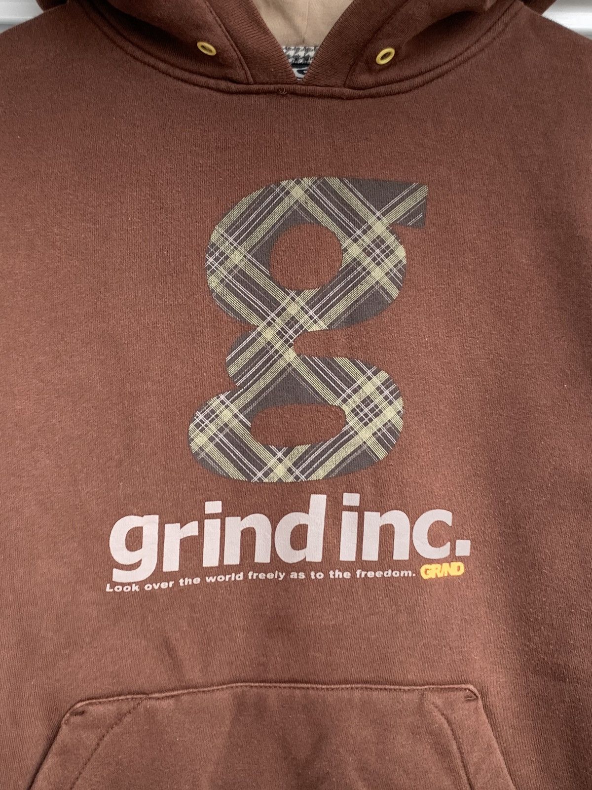 grindlondon Grind Skateboard Brown Pullover Hoodie Travis Scott Size M / US 6-8 / IT 42-44 - 3 Thumbnail