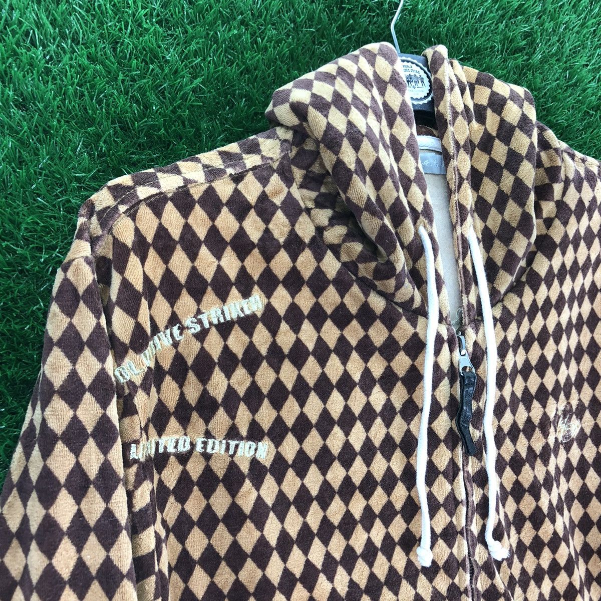Japanese Brand Cool Drive Striker Full Diamond Checkered Embroidered Logo Size US L / EU 52-54 / 3 - 2 Thumbnail