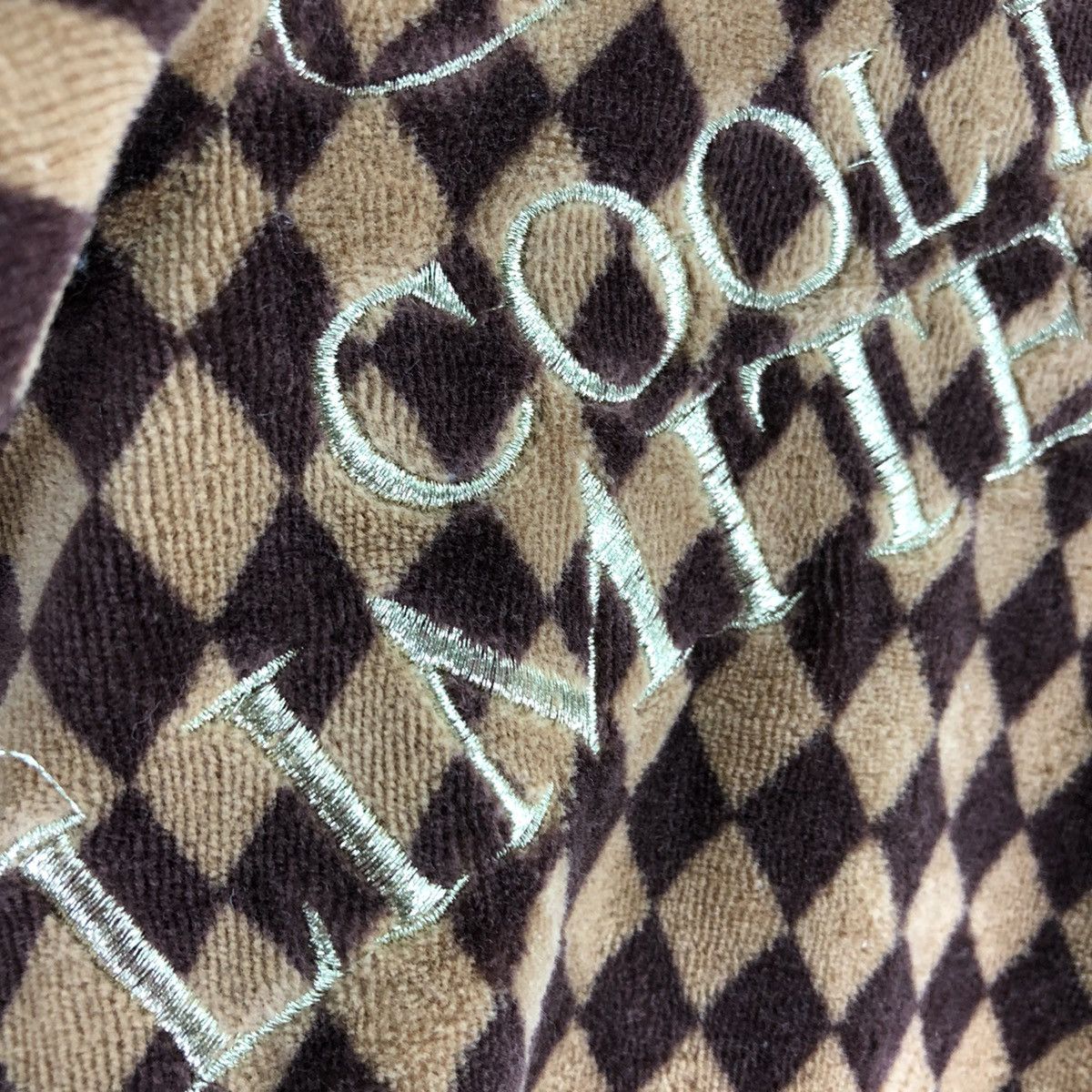 Japanese Brand Cool Drive Striker Full Diamond Checkered Embroidered Logo Size US L / EU 52-54 / 3 - 14 Thumbnail