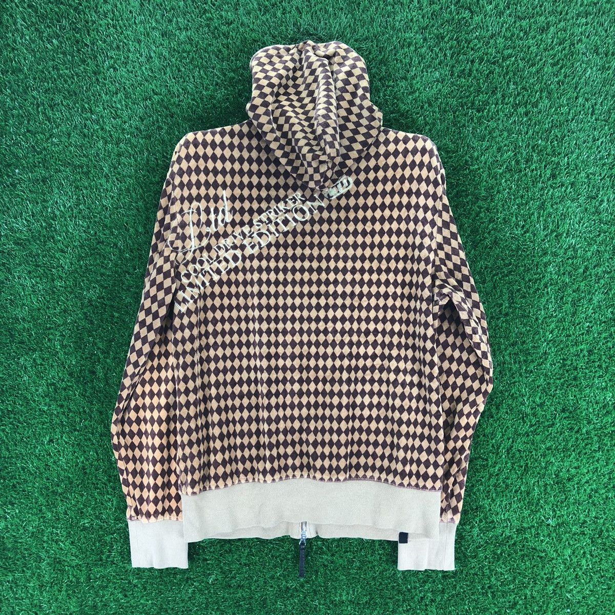 Japanese Brand Cool Drive Striker Full Diamond Checkered Embroidered Logo Size US L / EU 52-54 / 3 - 4 Thumbnail