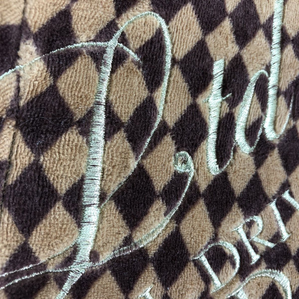 Japanese Brand Cool Drive Striker Full Diamond Checkered Embroidered Logo Size US L / EU 52-54 / 3 - 16 Thumbnail