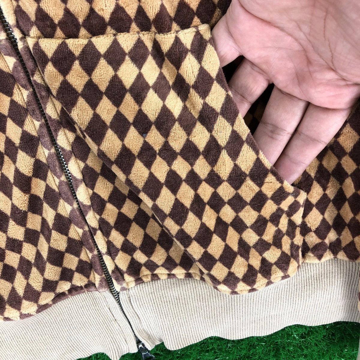 Japanese Brand Cool Drive Striker Full Diamond Checkered Embroidered Logo Size US L / EU 52-54 / 3 - 7 Thumbnail