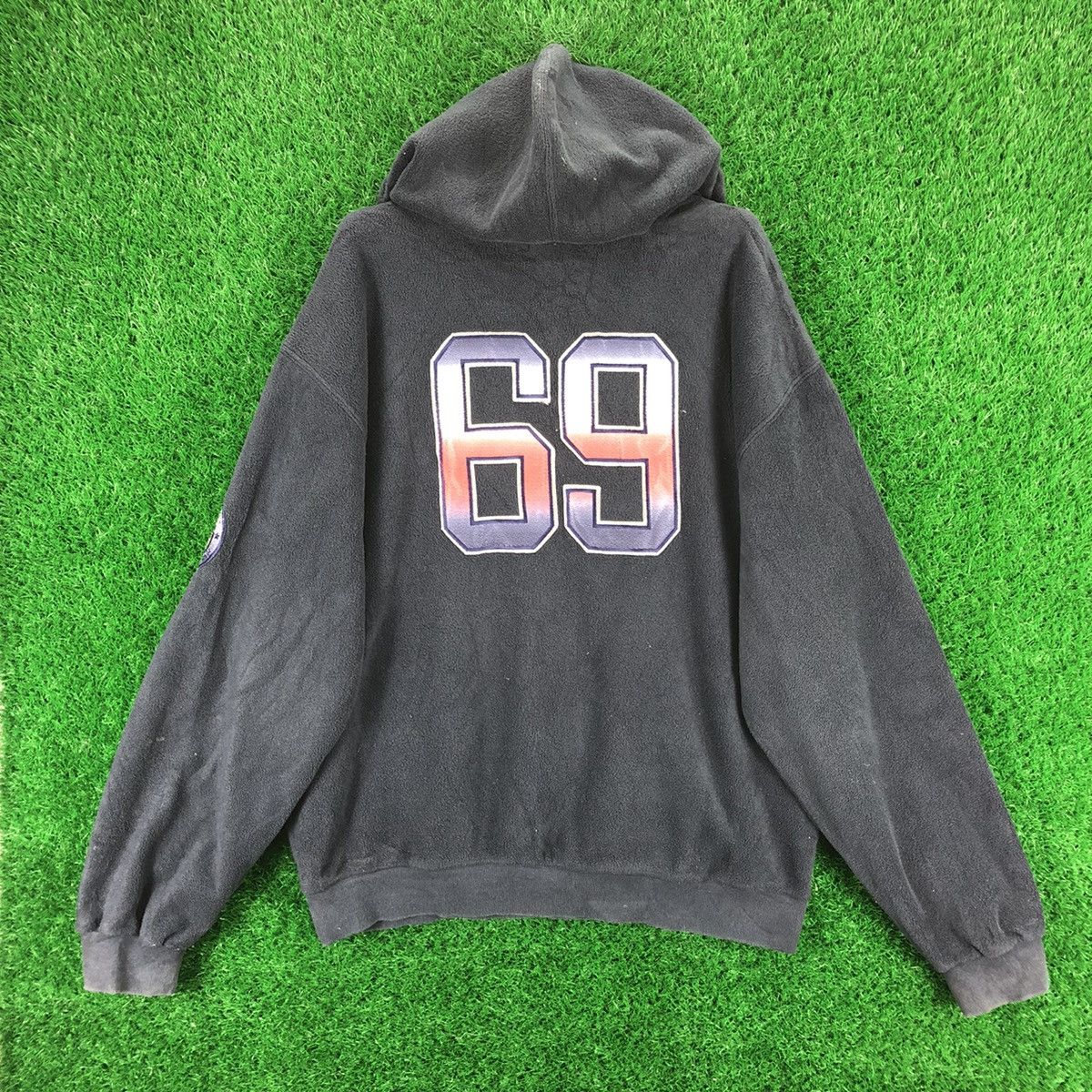 Japanese Brand Vintage Playerz 69 Fleece Sweatshirt Hoodie Big Size Size US XXL / EU 58 / 5 - 4 Thumbnail
