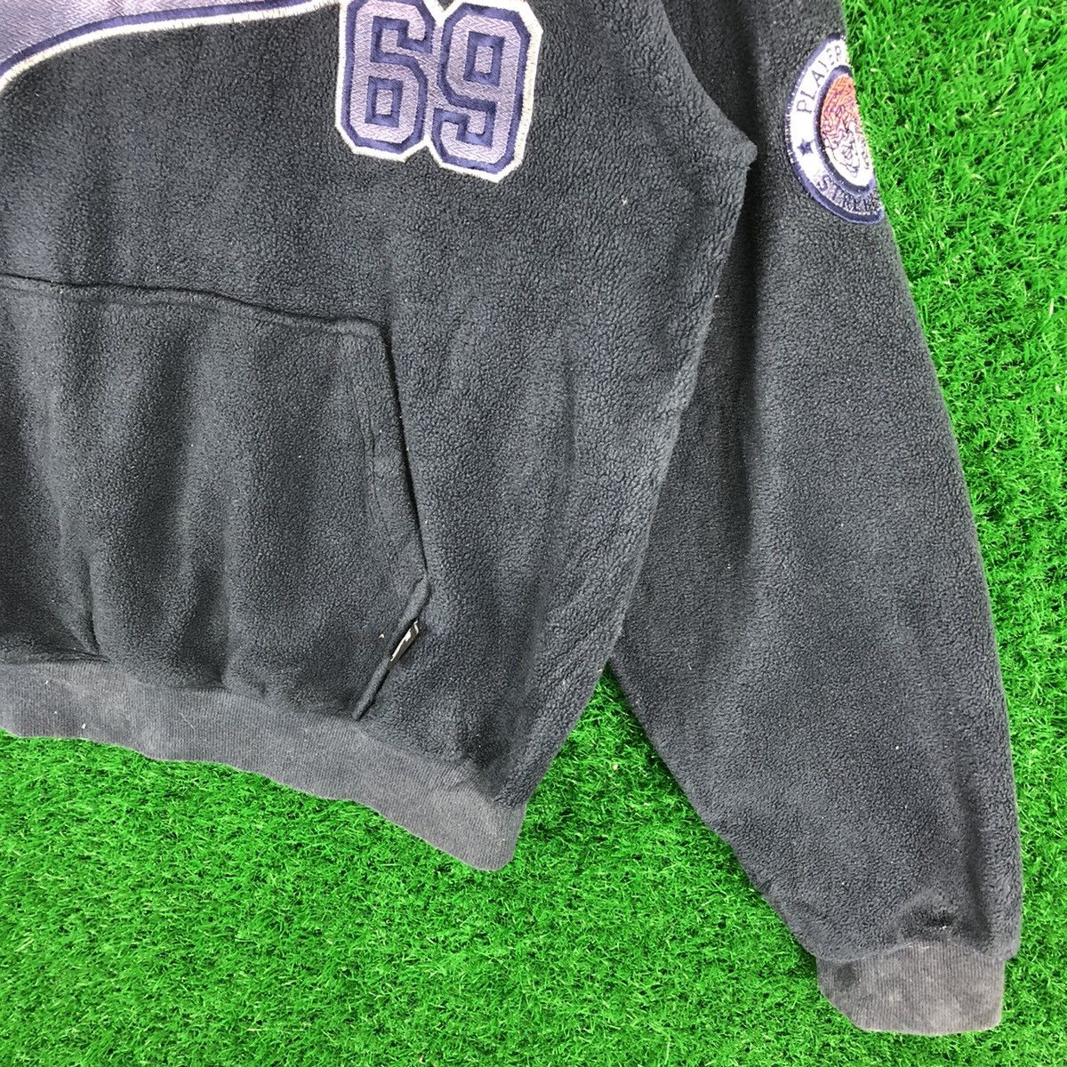 Japanese Brand Vintage Playerz 69 Fleece Sweatshirt Hoodie Big Size Size US XXL / EU 58 / 5 - 3 Thumbnail