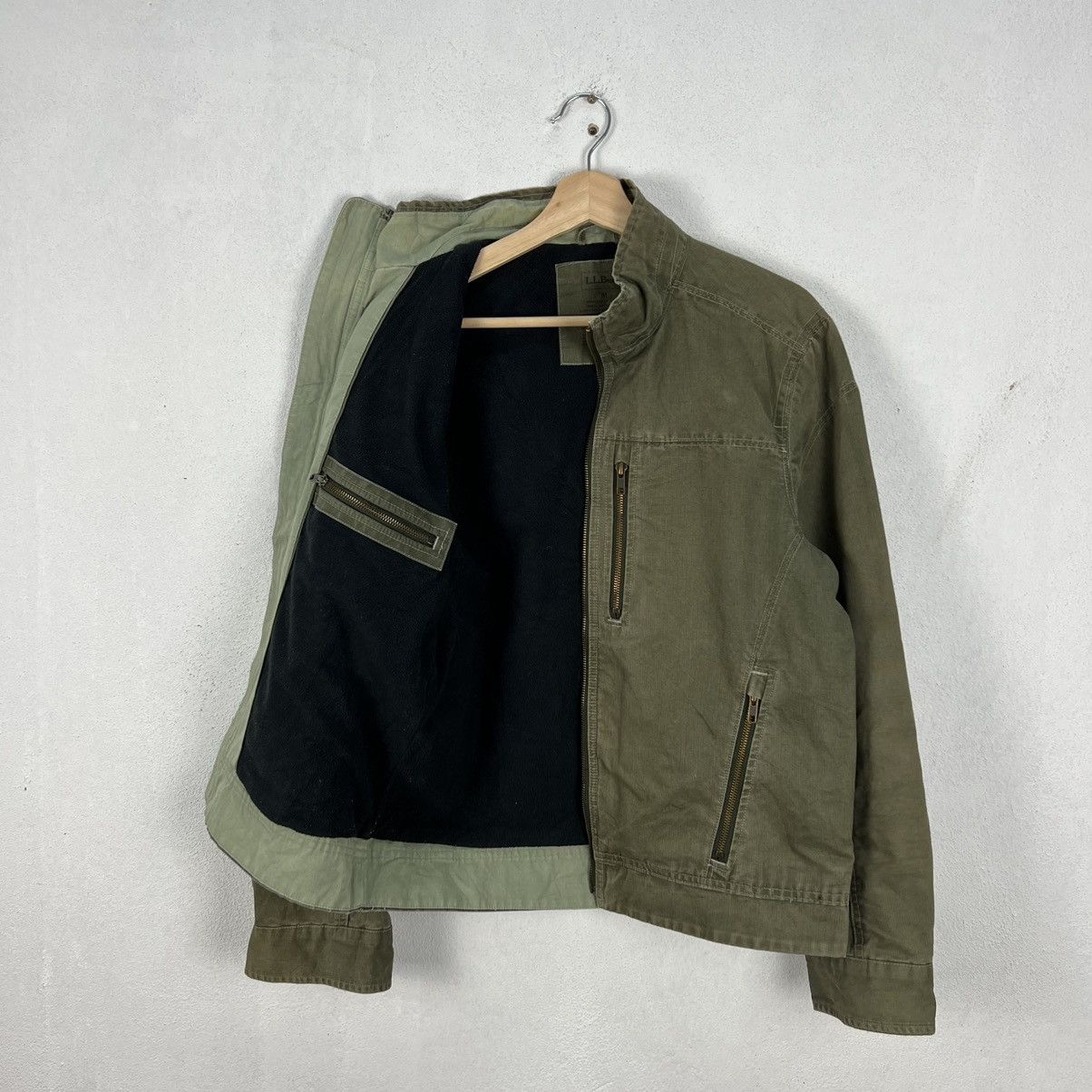 Japanese Brand VINTAGE LL BEAN HIKORY CHORE JACKET MILITARY STYLE DESIGN Size US M / EU 48-50 / 2 - 8 Thumbnail