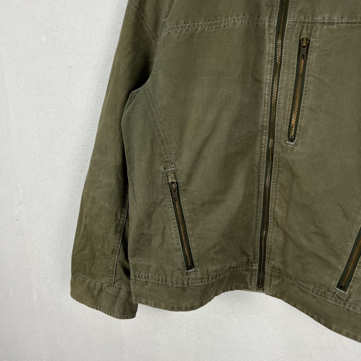 Japanese Brand VINTAGE LL BEAN HIKORY CHORE JACKET MILITARY STYLE DESIGN Size US M / EU 48-50 / 2 - 4 Thumbnail