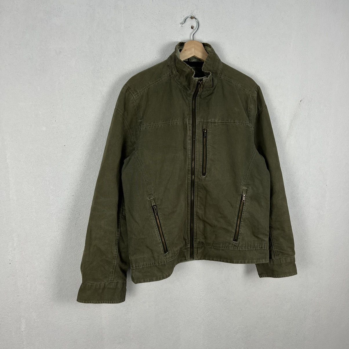 Japanese Brand VINTAGE LL BEAN HIKORY CHORE JACKET MILITARY STYLE DESIGN Size US M / EU 48-50 / 2 - 2 Thumbnail