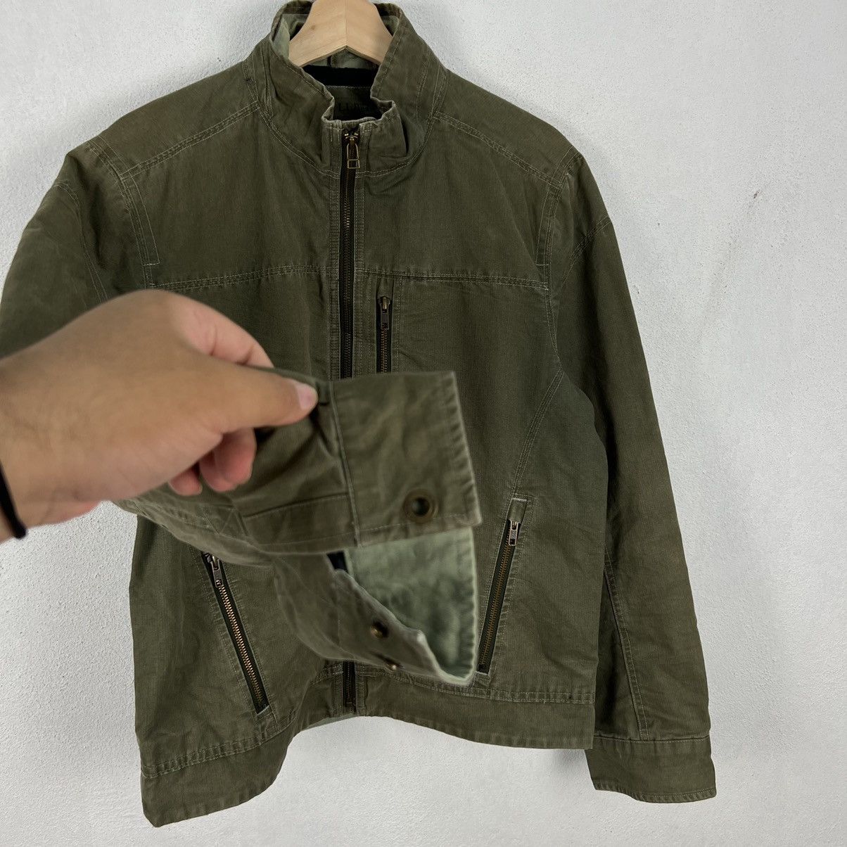 Japanese Brand VINTAGE LL BEAN HIKORY CHORE JACKET MILITARY STYLE DESIGN Size US M / EU 48-50 / 2 - 5 Thumbnail