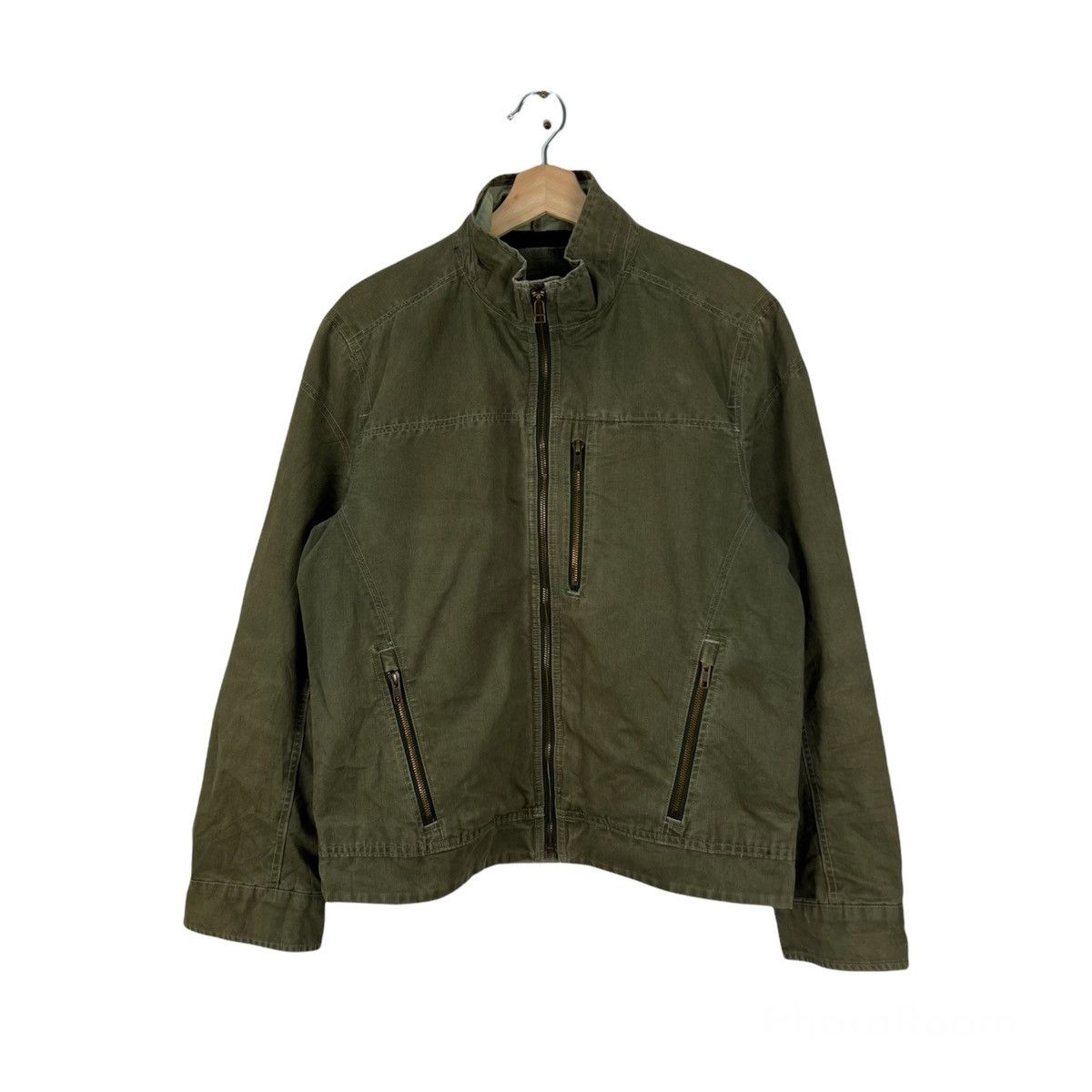 Japanese Brand VINTAGE LL BEAN HIKORY CHORE JACKET MILITARY STYLE DESIGN Size US M / EU 48-50 / 2 - 1 Thumbnail