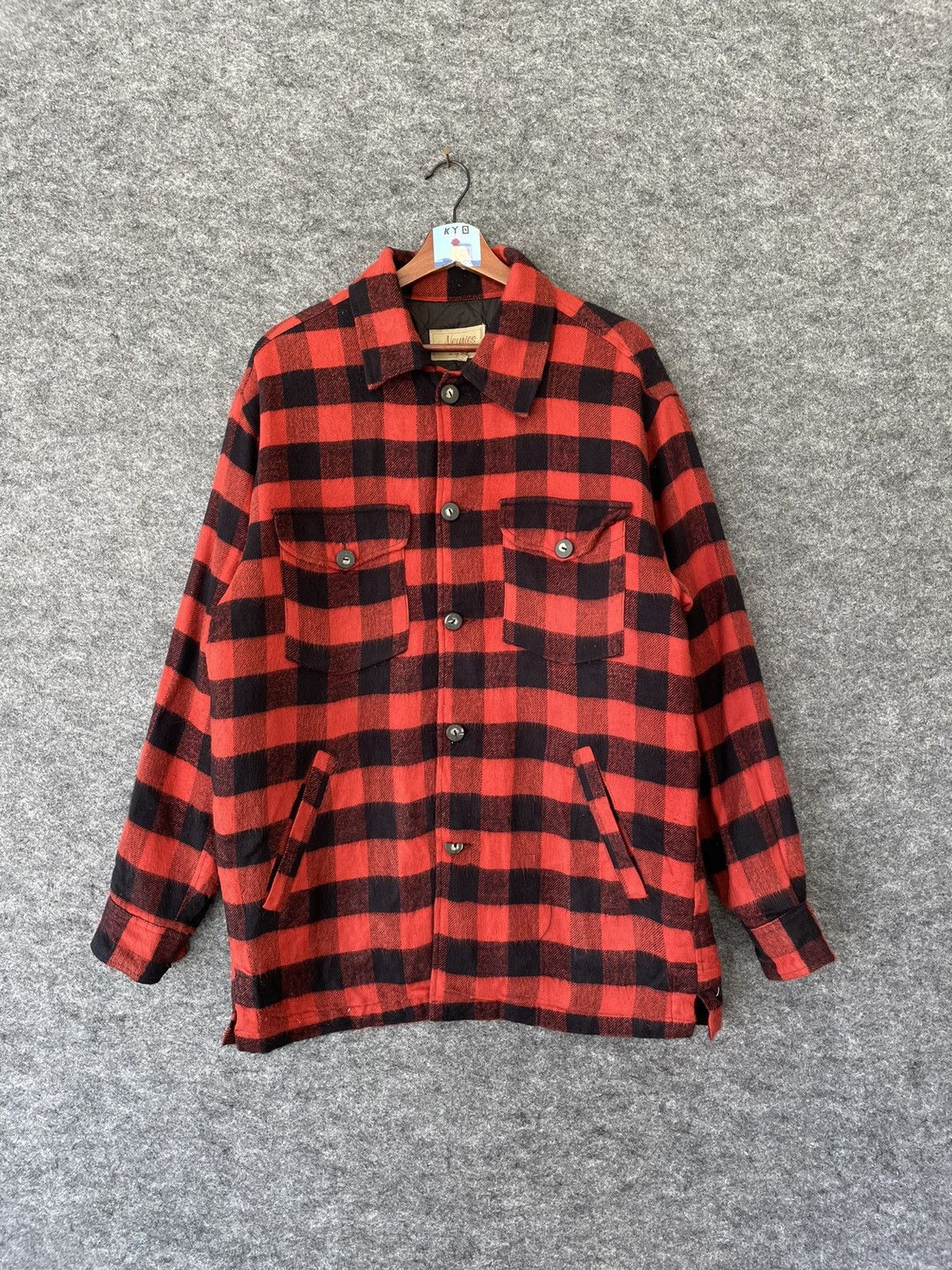 Japanese Brand NEYRIES TARTAN FLANNEL JACKET Size US L / EU 52-54 / 3 - 1 Thumbnail