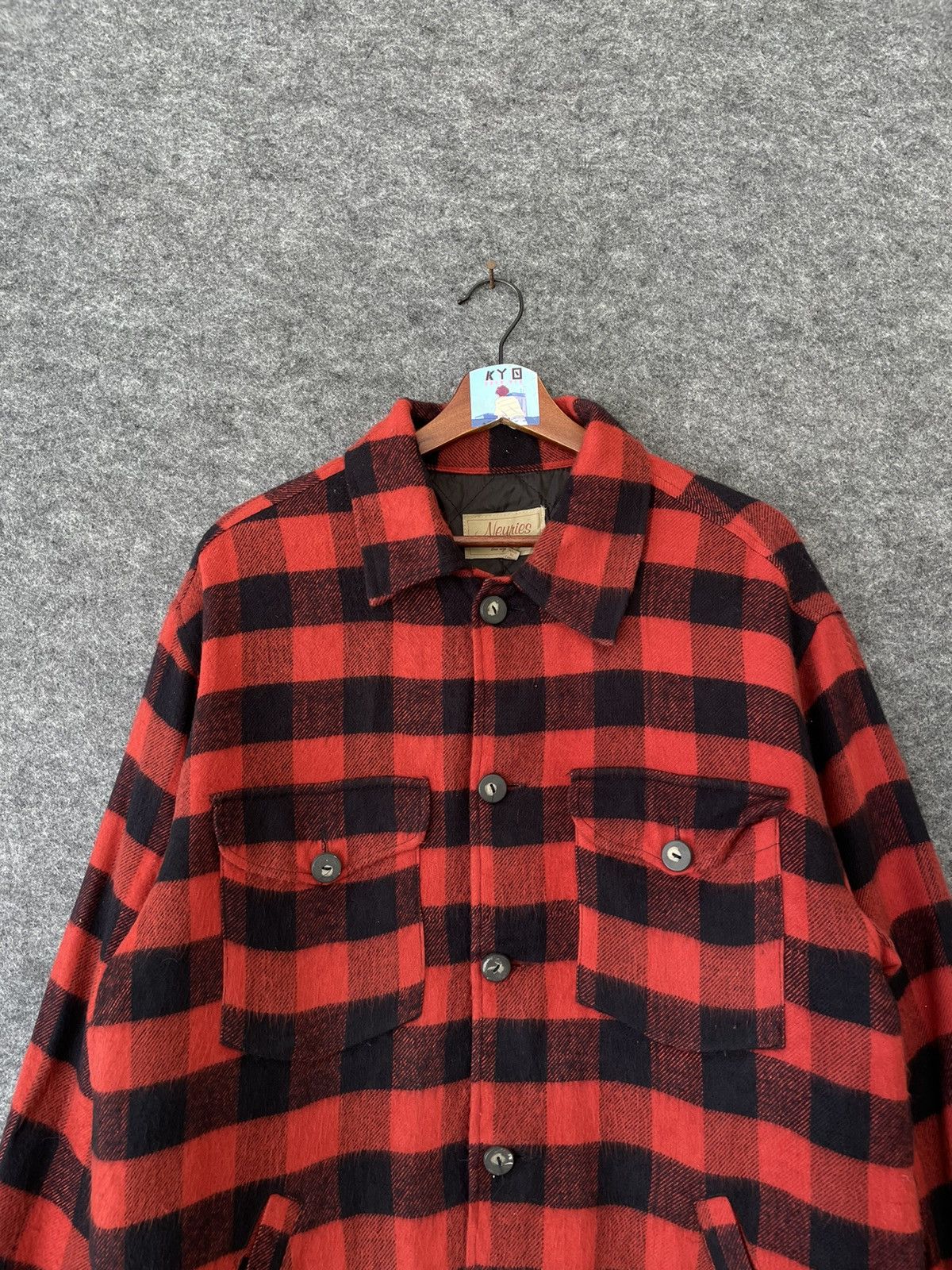 Japanese Brand NEYRIES TARTAN FLANNEL JACKET Size US L / EU 52-54 / 3 - 2 Thumbnail