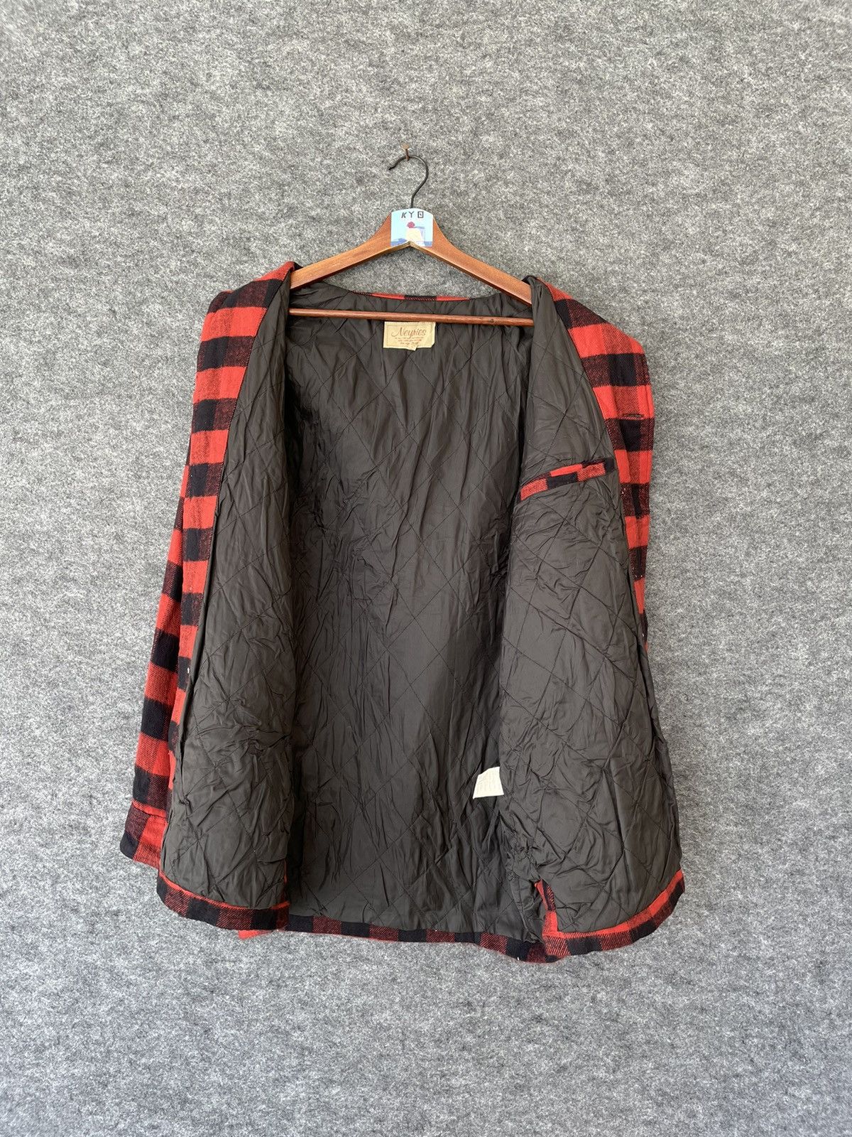 Japanese Brand NEYRIES TARTAN FLANNEL JACKET Size US L / EU 52-54 / 3 - 5 Thumbnail