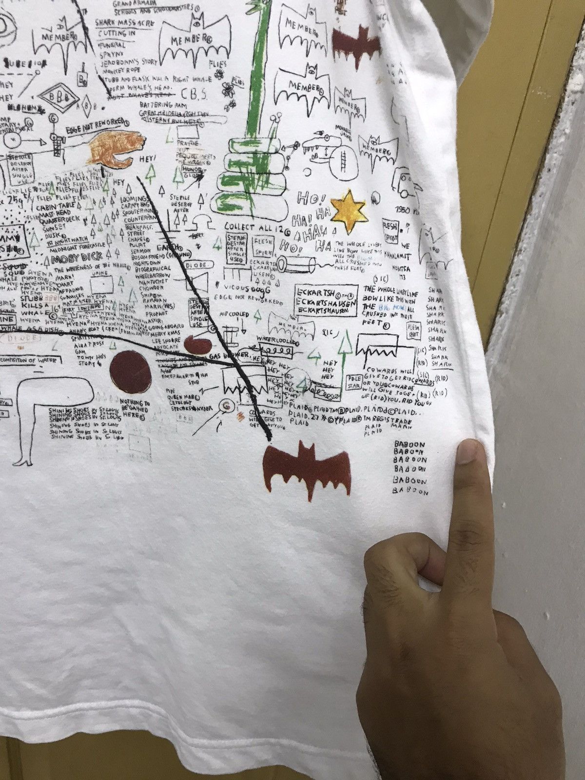 Andy Warhol Rare❗️Jean Michel Basquiat Art Printed T-Shirt Size US L / EU 52-54 / 3 - 12 Thumbnail