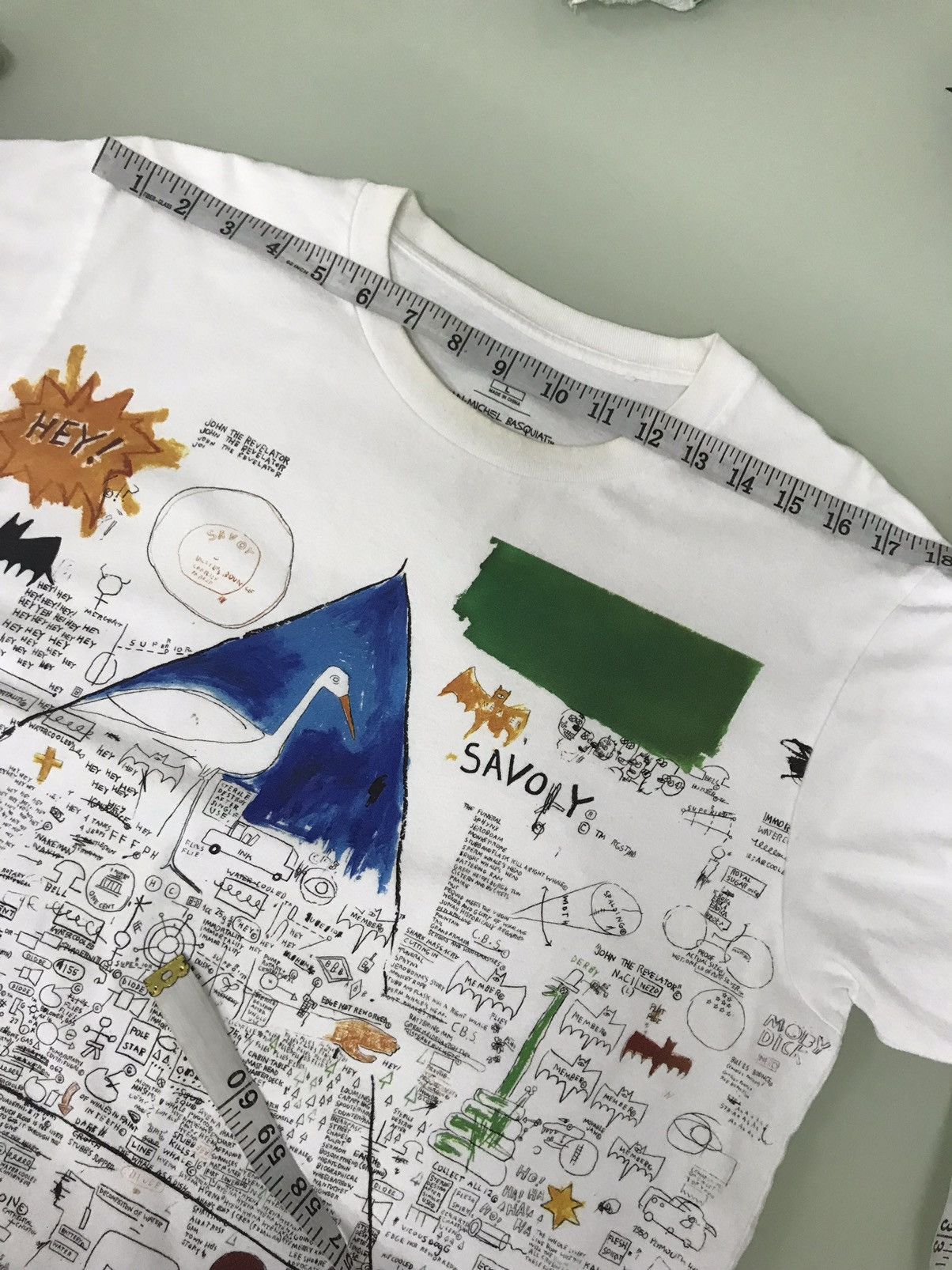 Andy Warhol Rare❗️Jean Michel Basquiat Art Printed T-Shirt Size US L / EU 52-54 / 3 - 16 Thumbnail
